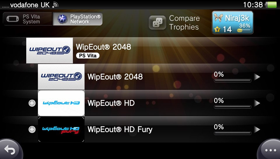 wipeout 2048 trophies