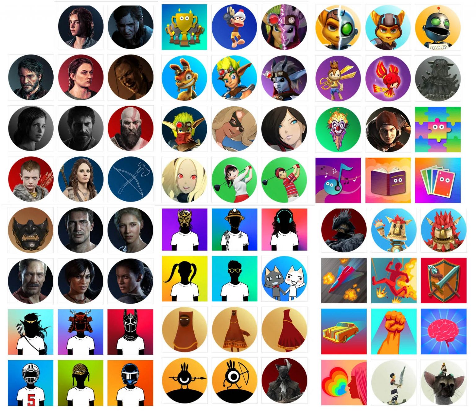 70+ Free New Avatars Added to PlayStation Network XTREME PS