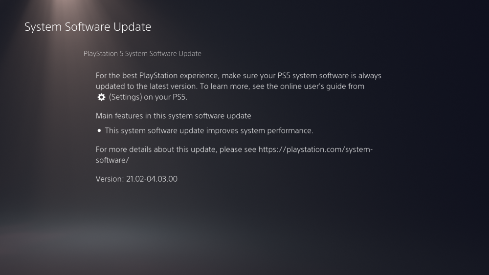 PS5 System Software v21.02-04.03.00 | XTREME PS